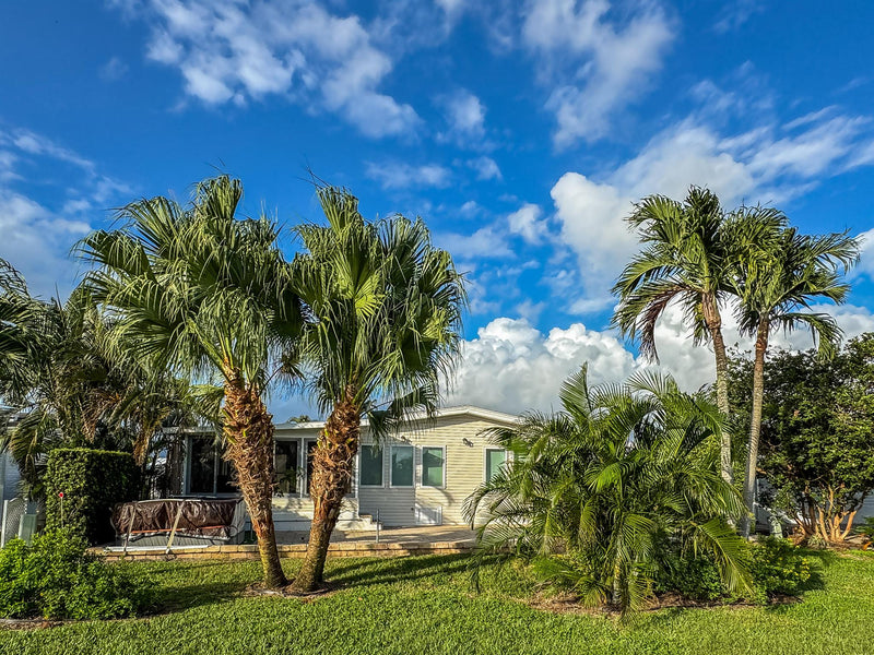 Stunningly Updated Mobile Home on Boynton Beach Canal
